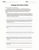 Language Arts: Move to Mars!