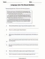 Language Arts: The Mound Builders
