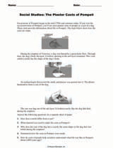 Social Studies: The Plaster Casts of Pompeii