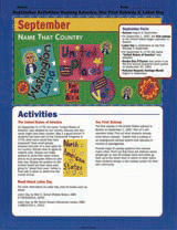 September Activities: Naming America, Our First Subway & Labor Day