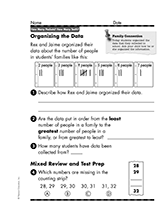 Organizing the Data